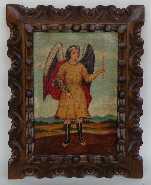 Archangel Ariel hand painted made in Peru