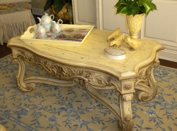 French Country coffee table