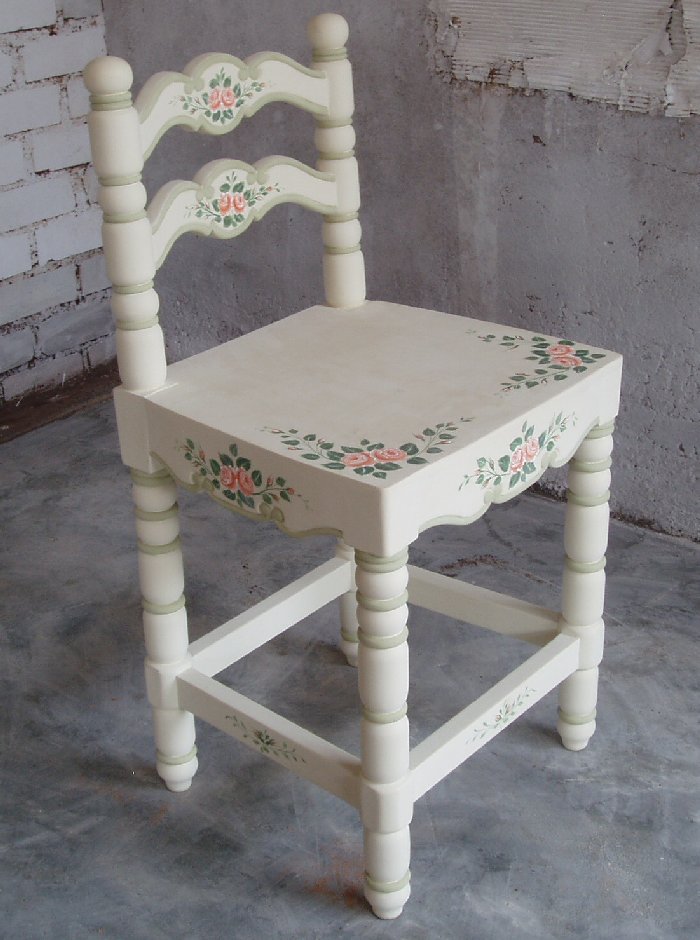 hand painted chairs